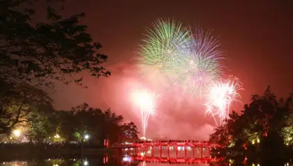 5 điểm bắn pháo hoa dịp lễ Quốc khánh 2/9 tại Hà Nội