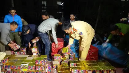 Pháo hoa lậu và những mối nguy hại khôn lường