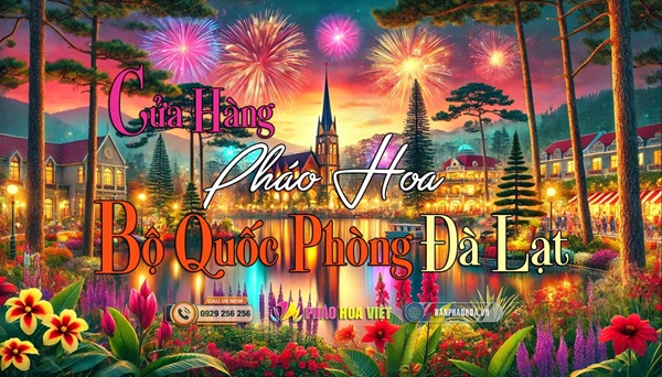 Bán pháo hoa tại Đà Lạt: Rực rỡ ánh sáng giữa thành phố ngàn hoa