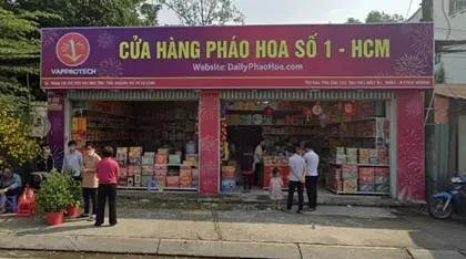 Cửa hàng pháo hoa số 1 TP HCM