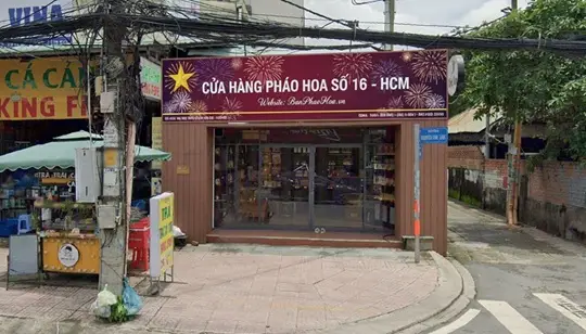 Cửa hàng pháo hoa số 16 TP Hồ Chí Minh – Điểm bán Bộ Quốc Phòng