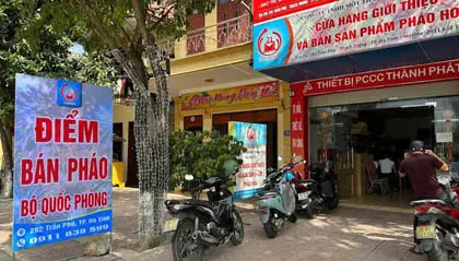Cửa hàng pháo hoa số 2 Hà Tĩnh - Chính hãng Z121