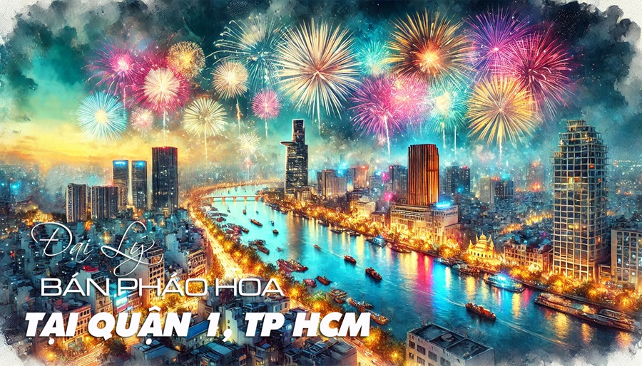 Bán pháo hoa quốc phòng tại Quận 1: Rực rỡ lễ hội giữa trung tâm TP.HCM