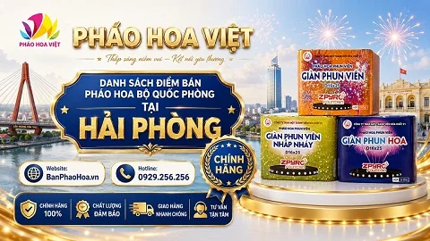 Danh sách cửa hàng đại lý pháo hoa Z121 tại Hải Phòng