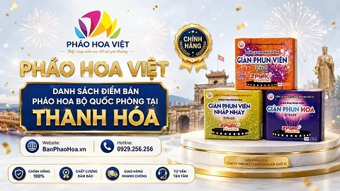 Danh sách cửa hàng đại lý pháo hoa tại Thanh Hóa