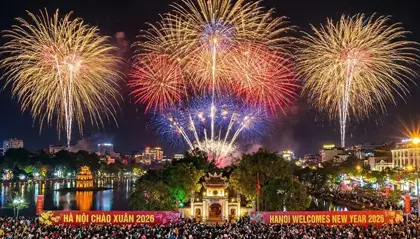 Hà Nội công bố 5 điểm bắn pháo hoa đêm 31/12/2025 chào năm mới 2026