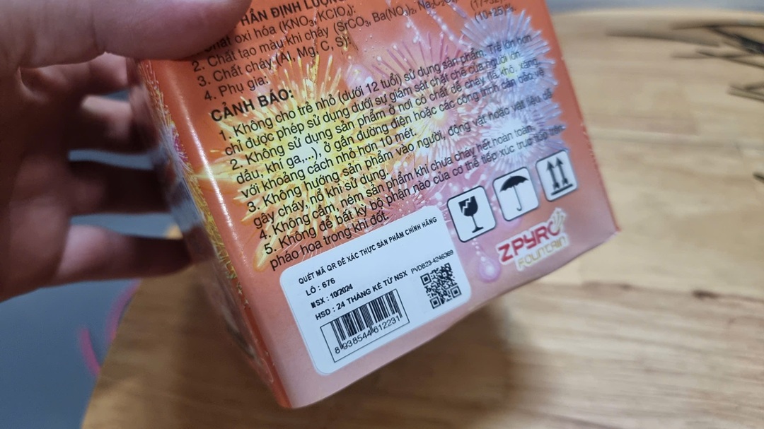 Cách nhận biết pháo hoa chính hãng BQP và quy định sử dụng dịp Tết