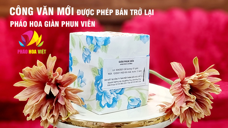 Công văn mới được phép bán trở lại pháo hoa của BQP