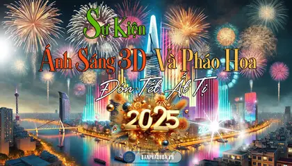 TP.HCM Chuẩn Bị Sự Kiện Ánh Sáng 3D Và Pháo Hoa Đặc Sắc Đón Tết Ất Tỵ