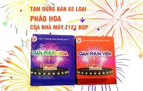 Công văn khẩn tạm dừng bán 2 loại pháo hoa của BQP