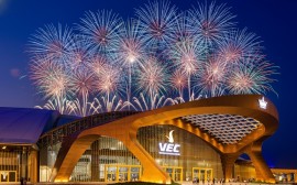 Ngày 4/11/2025 Hà Nội bắn pháo hoa tại Trung tâm Triển lãm Quốc gia