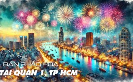 Bán pháo hoa quốc phòng tại Quận 1: Rực rỡ lễ hội giữa trung tâm TP.HCM