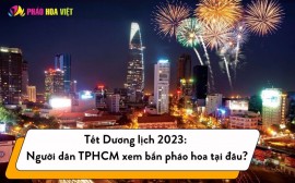 Tết Dương lịch 2023: Người dân TPHCM xem bắn pháo hoa ở đâu?