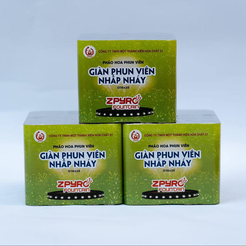 Combo 3 giàn nhấp nháy 36 ống – Rực rỡ sắc pháo Tết 2026