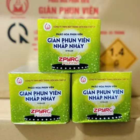 Combo 3 giàn nhấp nháy 36 ống – Rực rỡ sắc pháo Tết 2026