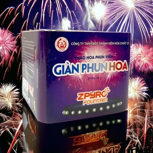 Giàn phun hoa 2024