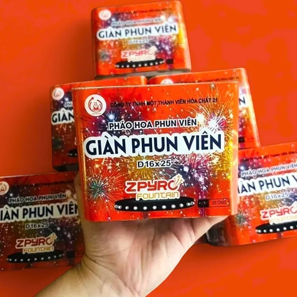 Giàn Phun Viên 25 ống (D16x25) Mới nhất 2026