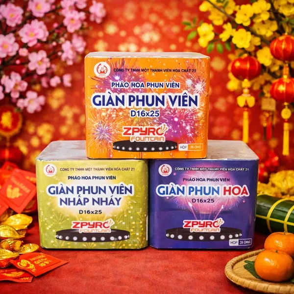 Combo 03 giàn Viên + Nháy + Hoa (D16x25)