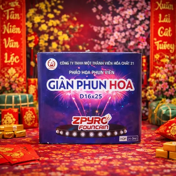 Giàn Phun Hoa 25 Ống (D16x25) Mới nhất 2026