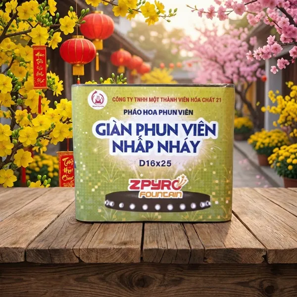 Giàn Nhấp Nháy 25 Ống (D16x25) Mới nhất 2026