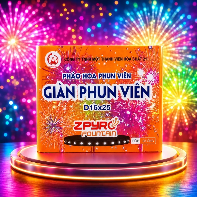 Giàn Phun Viên 25 Ống Năm 2026