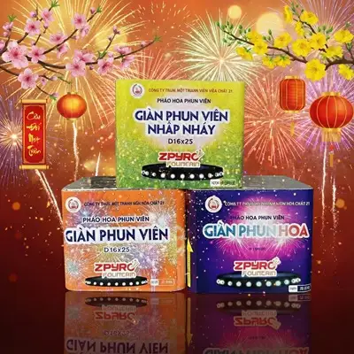 Bộ ba giàn pháo hoa tầm cao Z121