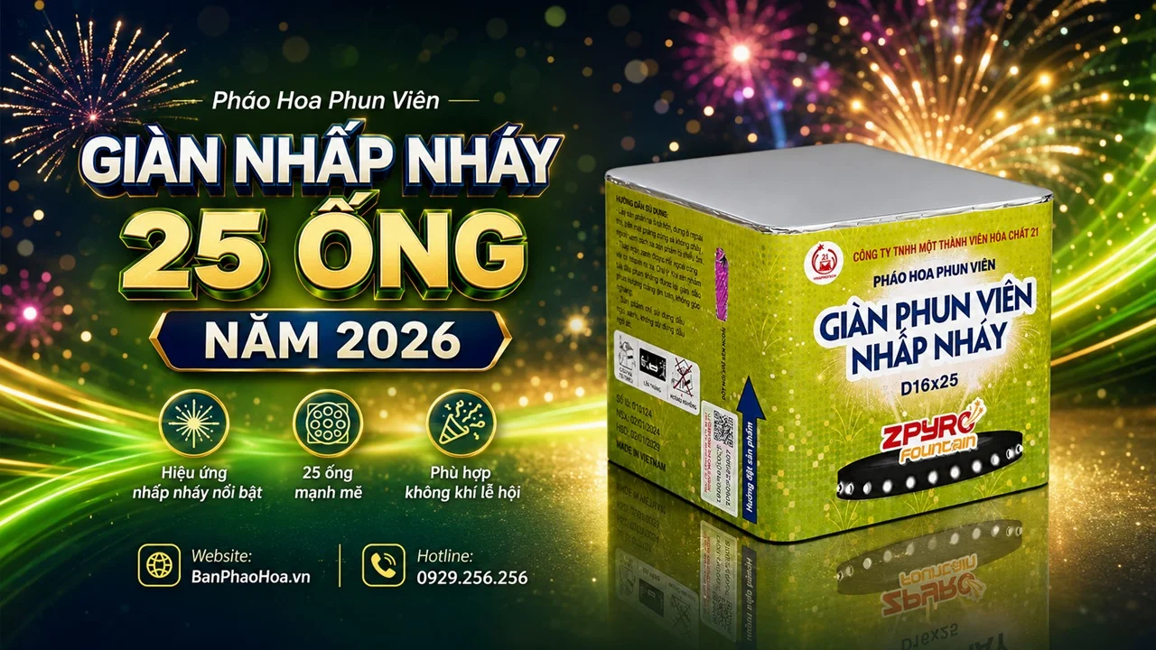 Banner Giàn Nhấp Nháy 25 ống 2026 Z121 Bộ Quốc Phòng