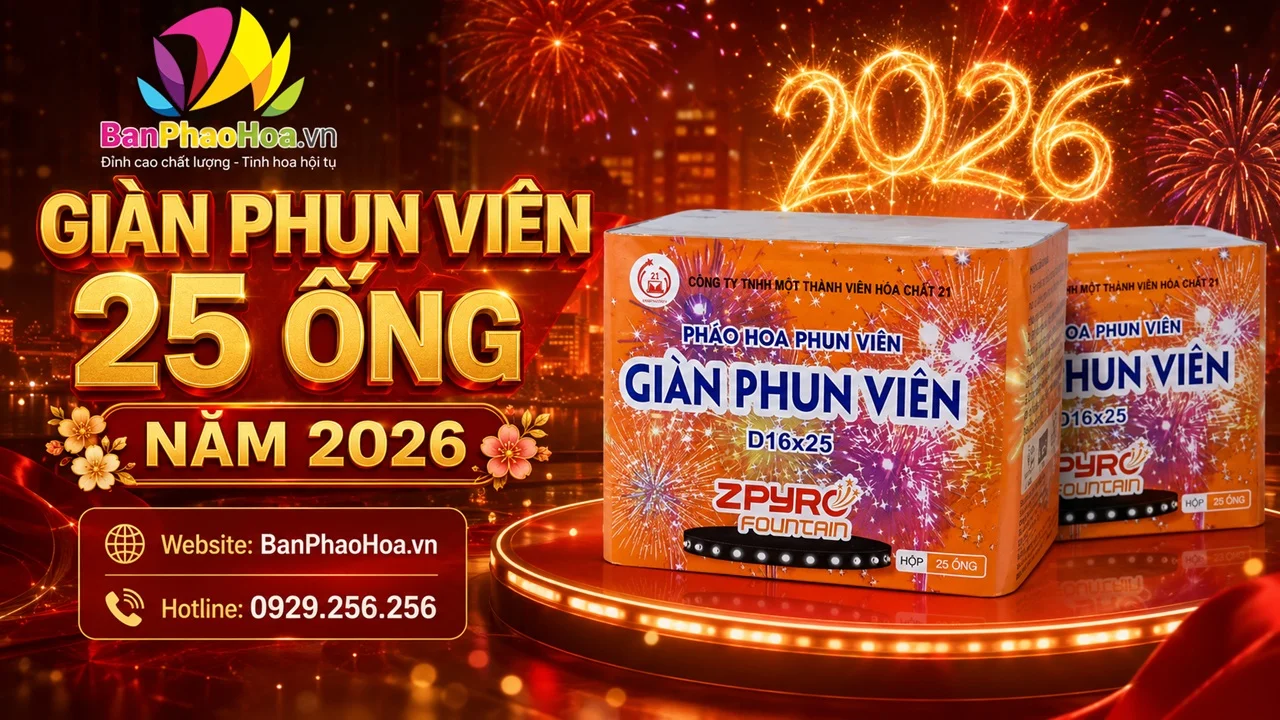 Banner Giàn Phun Viên 25 ống 2026 Z121 Bộ Quốc Phòng