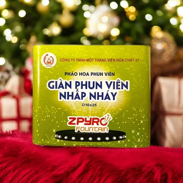 Giàn Nhấp Nháy 2025 loại 25 ống mới nhất tại Pháo Hoa Việt