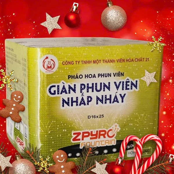 Cận cảnh Giàn Nhấp Nháy 25 ống 2025 mẫu mới nhất