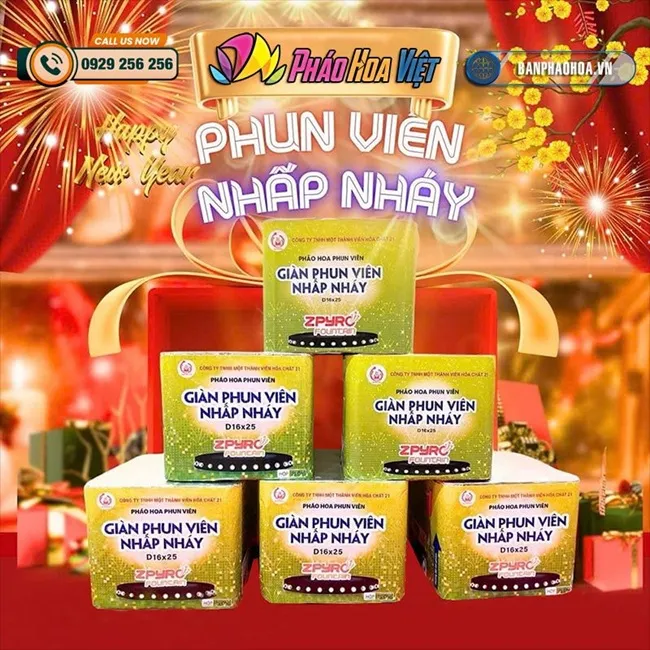 Hình ảnh sản phẩm pháo hoa Giàn Nhấp Nháy 25 ống 2025 Z121