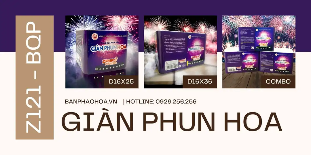 Giàn Phun Hoa Z121 chính hãng Bộ Quốc Phòng