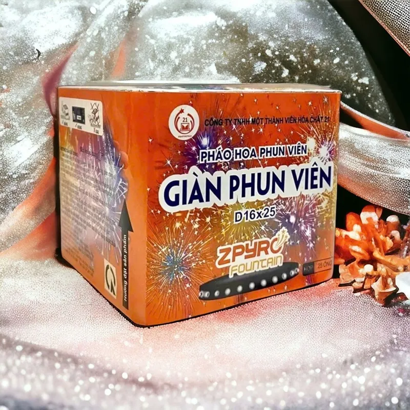 Giàn Phun Viên 2025 Z121 tại Pháo Hoa Việt