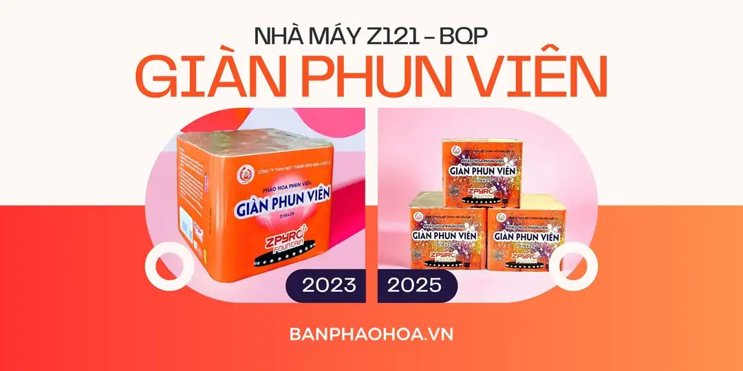 So sánh giàn phun viên qua các thời kỳ