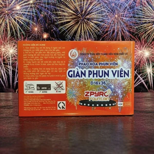Giàn Phun Viên Z121 2025 cận cảnh