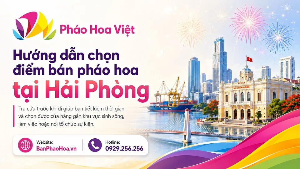 Hướng dẫn chọn điểm bán pháo hoa tại Hải Phòng trước khi đến cửa hàng