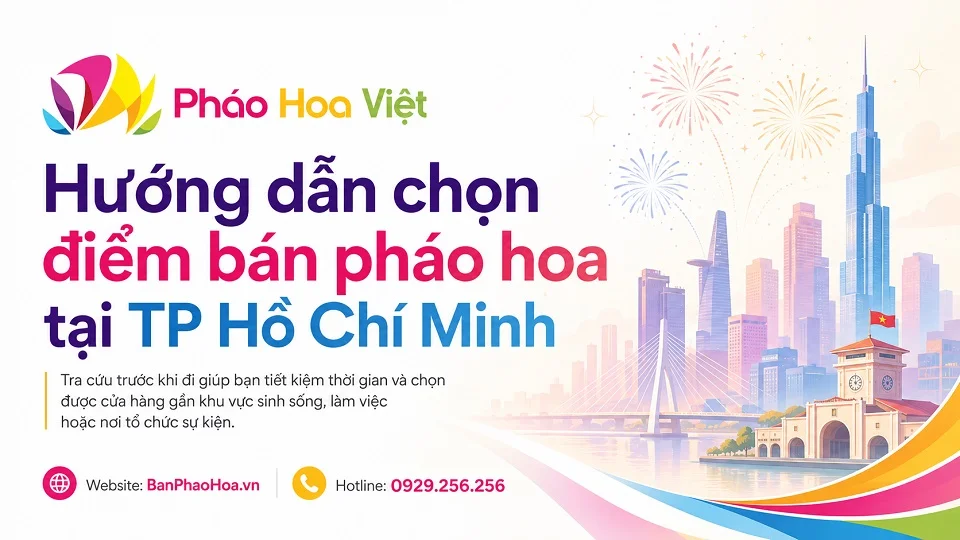 Hướng dẫn chọn điểm bán pháo hoa tại TP Hồ Chí Minh trước khi đến cửa hàng