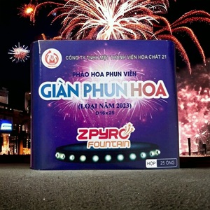 Giàn Phun Hoa 25 ống sản xuất 2023