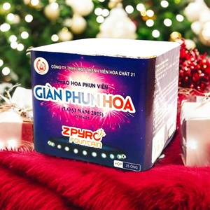 Giàn Phun Hoa 25 ống mẫu mới