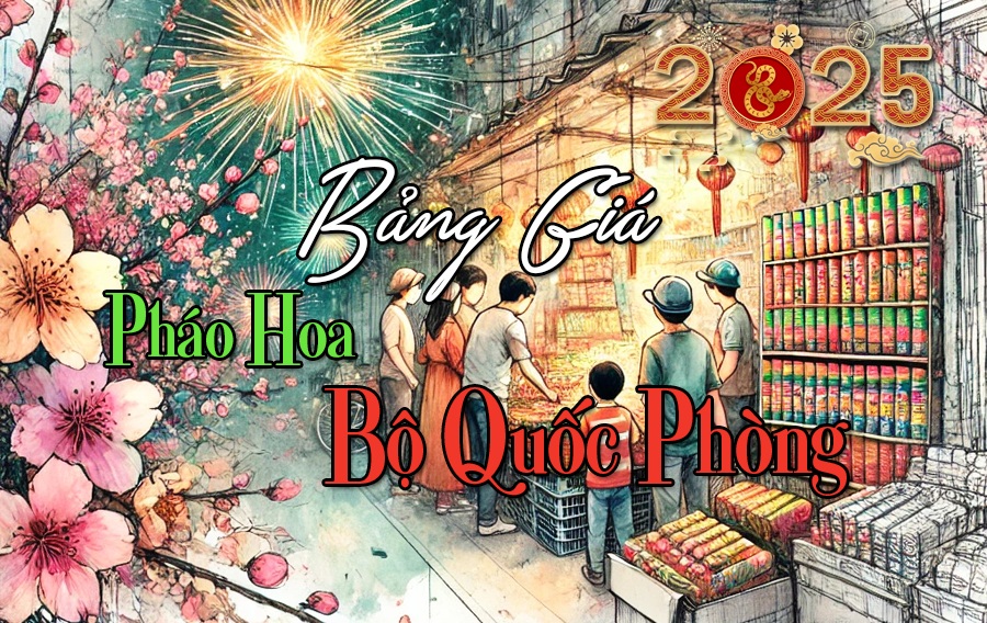 Bảng giá pháo hoa bộ quốc phòng 2025