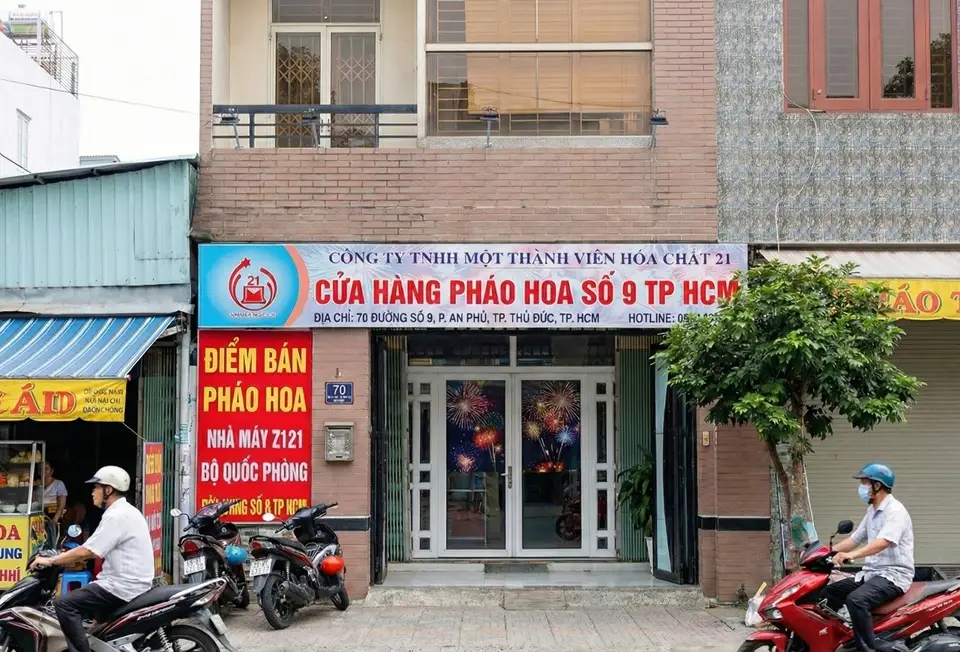 Cửa hàng pháo hoa số 9 tại TP Thủ Đức - Phường An Khánh