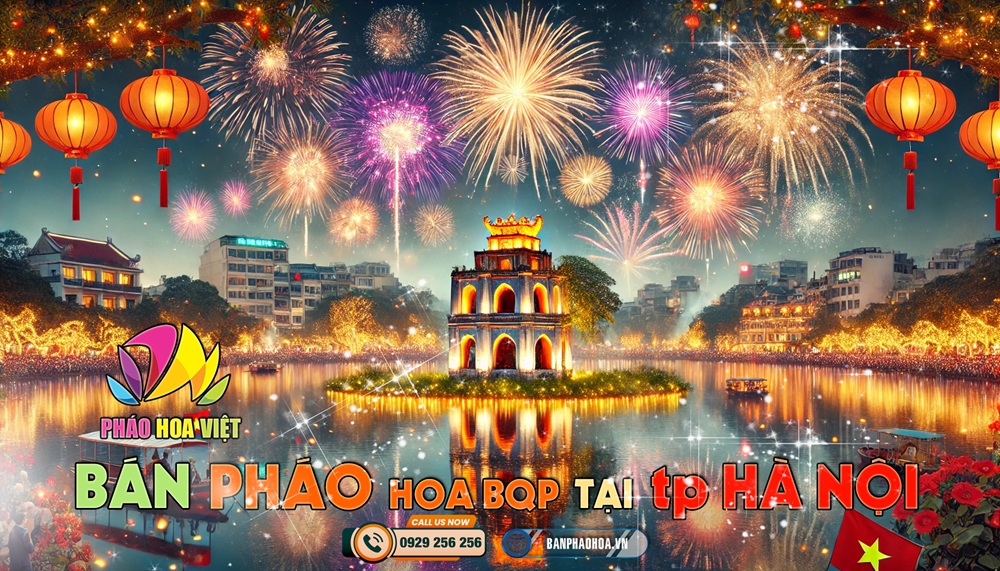 Cửa hàng bán pháo hoa tại Hà Nội