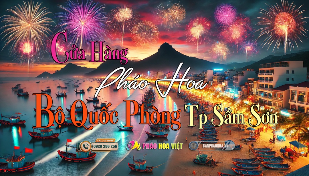 Cửa hàng pháo hoa tại Sầm Sơn Thanh Hóa