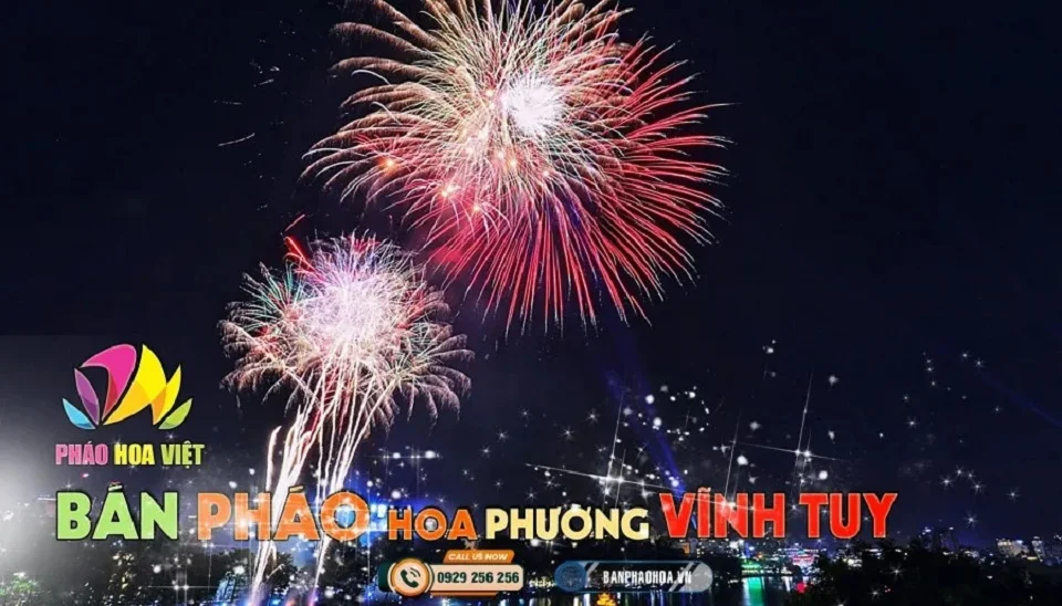 Pháo hoa phục vụ nhu cầu lễ Tết và sự kiện gia đình tại phường Vĩnh Tuy, Hà Nội