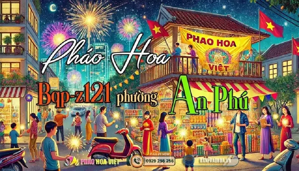 Thông tin đăng ký và tư vấn pháo hoa dân dụng Z121 tại phường An Phú, TP.HCM