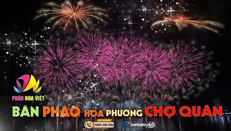 Điểm tư vấn và đăng ký pháo hoa hợp pháp tại phường Chợ Quán, TP.HCM