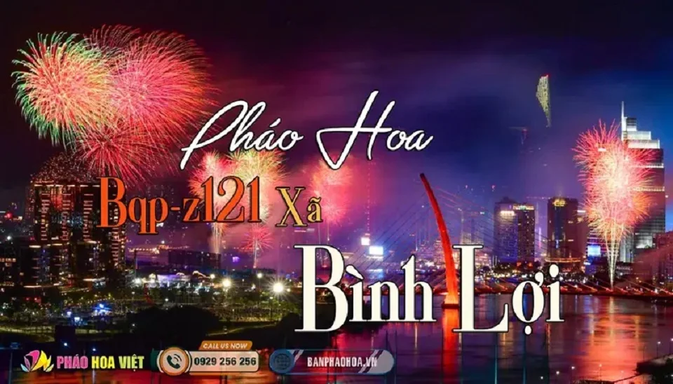 Điểm hỗ trợ đặt mua pháo hoa Z121 tại xã Bình Lợi, TP.HCM