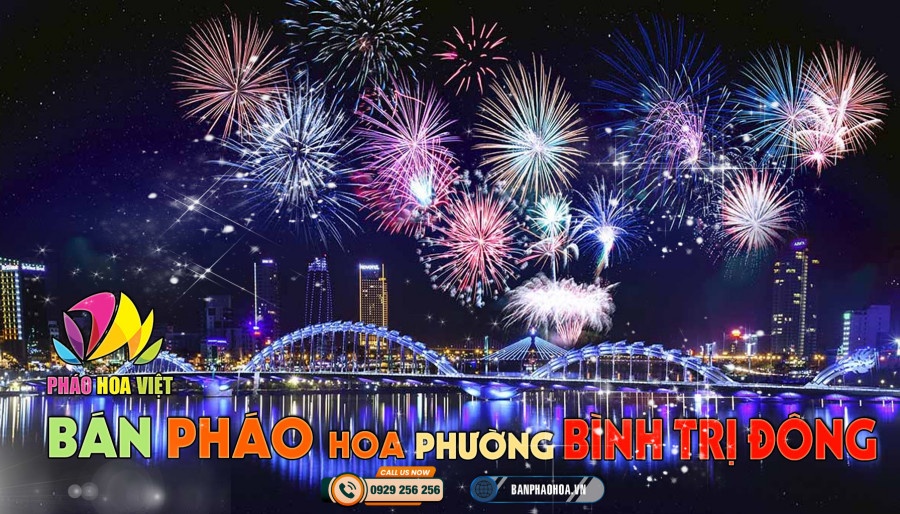 pháo hoa phường Bình Trị Đông 