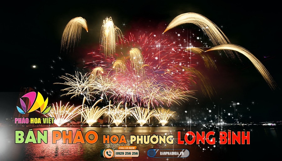 pháo hoa phường Long Bình 