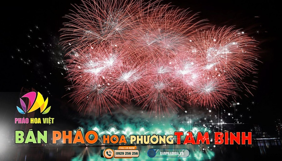 pháo hoa phường Tam Bình 